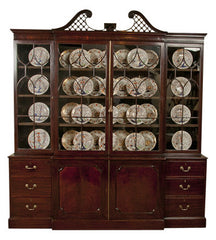 Early 19th Century English Mahogany Breakfront