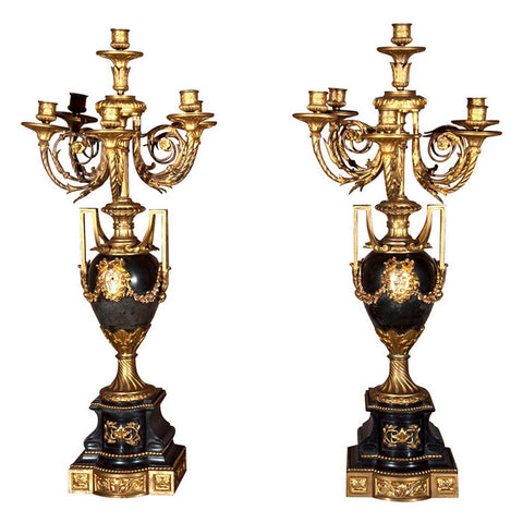 Pair of Louis XVI Style Candelabra