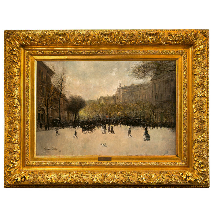 Oil by Gaston Veuvenot Leroux