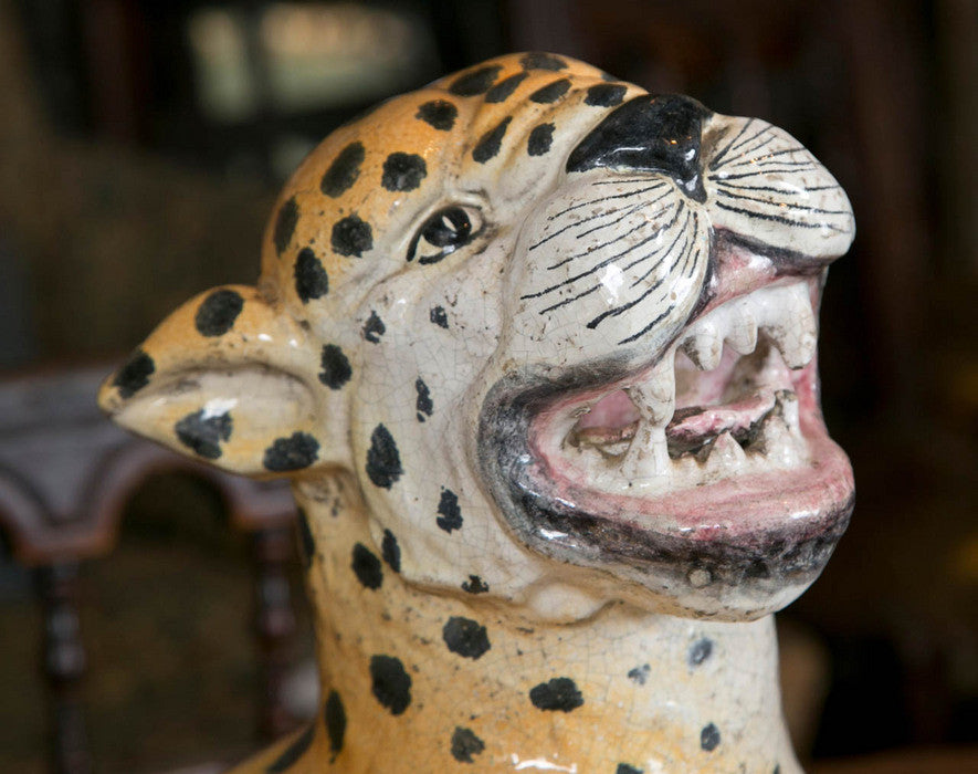Large Ceramic Leopard