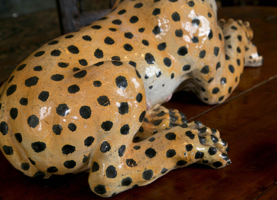 Large Ceramic Leopard