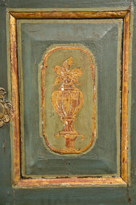 European Painted Cabinet