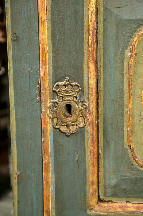 European Painted Cabinet