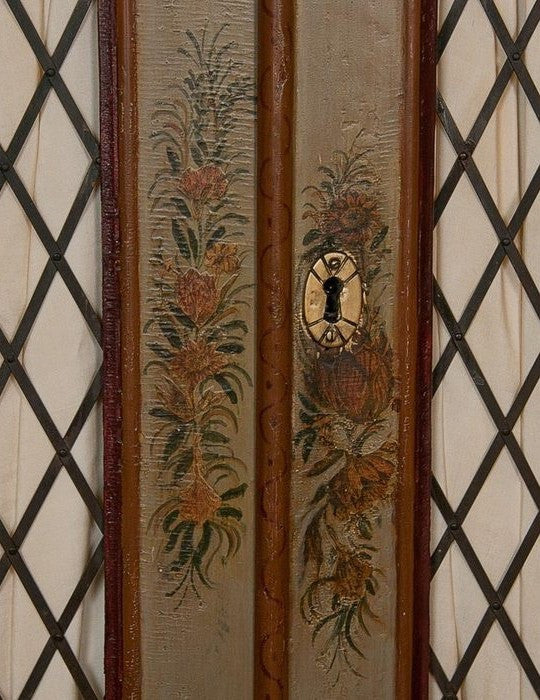 Baroque Style Painted Secretary