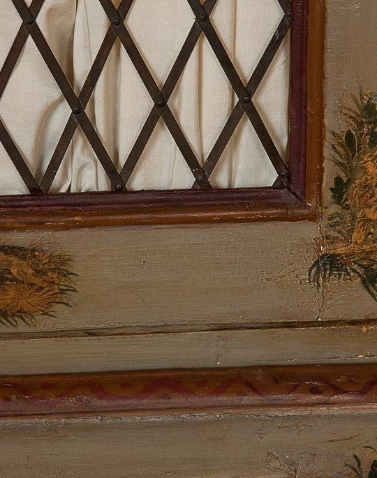 Baroque Style Painted Secretary