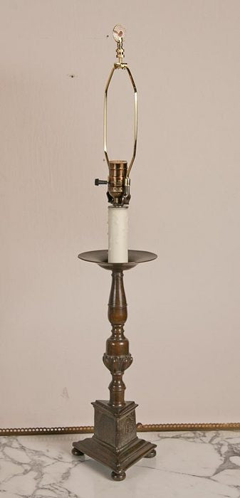 Pair of Bronze Candlesticks