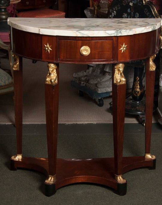 Baltic or Scandinavian Mahogany Console