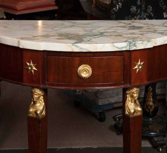 Baltic or Scandinavian Mahogany Console
