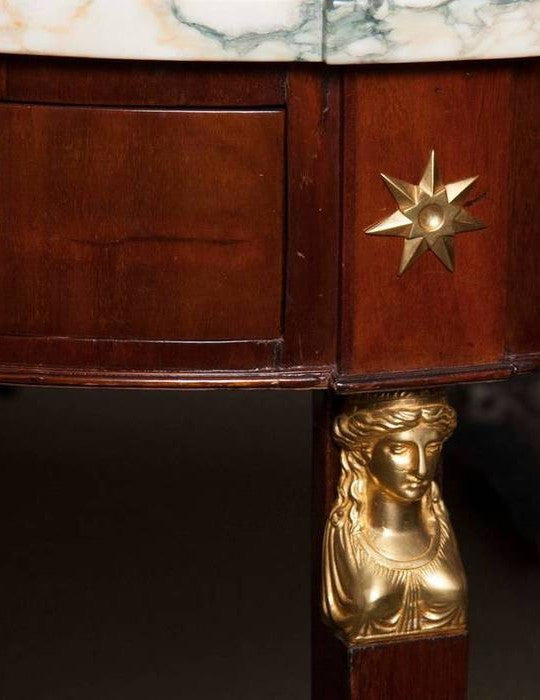 Baltic or Scandinavian Mahogany Console