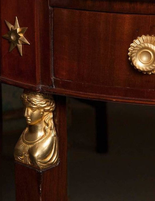 Baltic or Scandinavian Mahogany Console