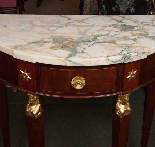 Baltic or Scandinavian Mahogany Console