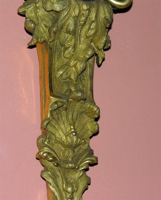 Set Of Four Regence Bronze Putti Sconces