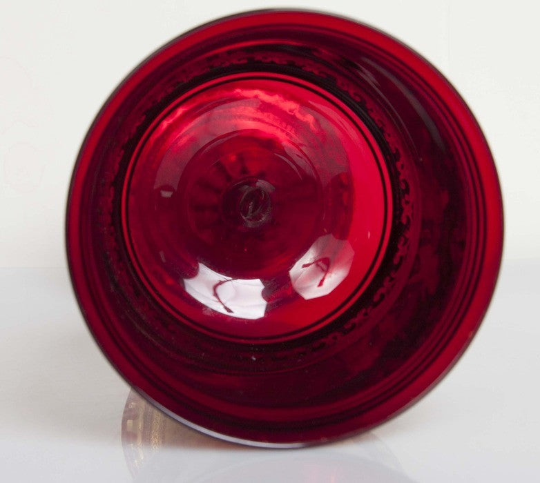 Ruby Red Venetian Goblet