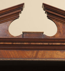 19th Century Yew Wood & Mahogany Linen Press