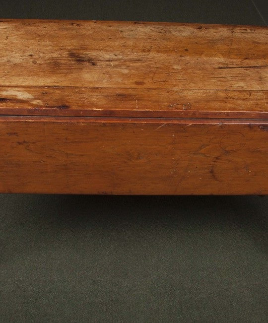 An American Stained Pine Drop Leaf Table