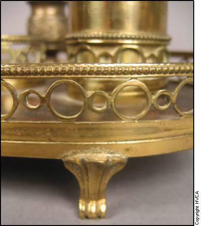 Brass Inkwell