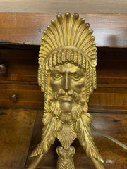Pair 19th Century French Neoclassical Gilt Bronze Wall Sconces