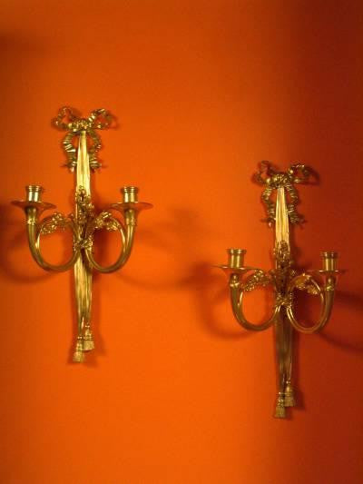 Pair of Louis XVI Sconces