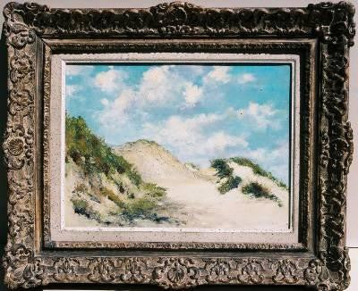 Belgian School Landscape "Path in the Dunes".