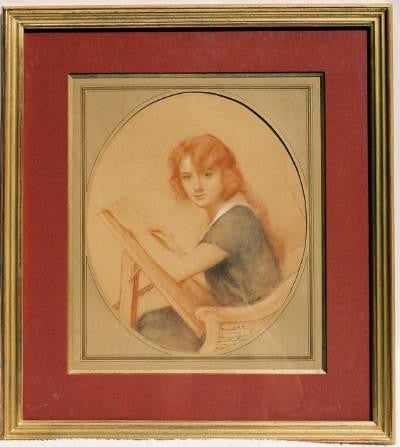 Drawing by Pascal Jean Dagnan-Bouveret (French, 1852-1929)