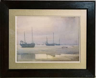 Low Tide at Dusk (Berk, Brittany) by Isidore Rosenstock