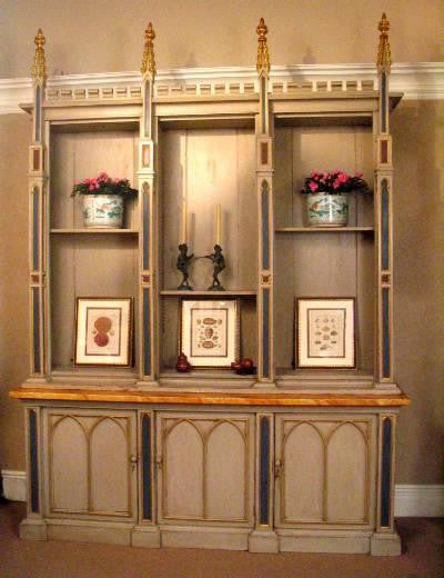 Neo-Gothic Bookcase