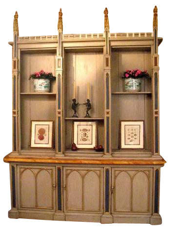Neo-Gothic Bookcase