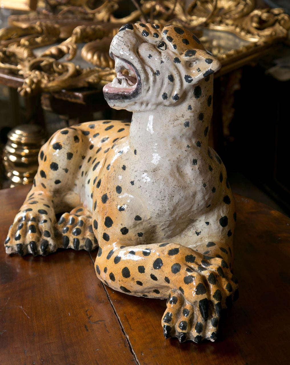 Large Ceramic Leopard