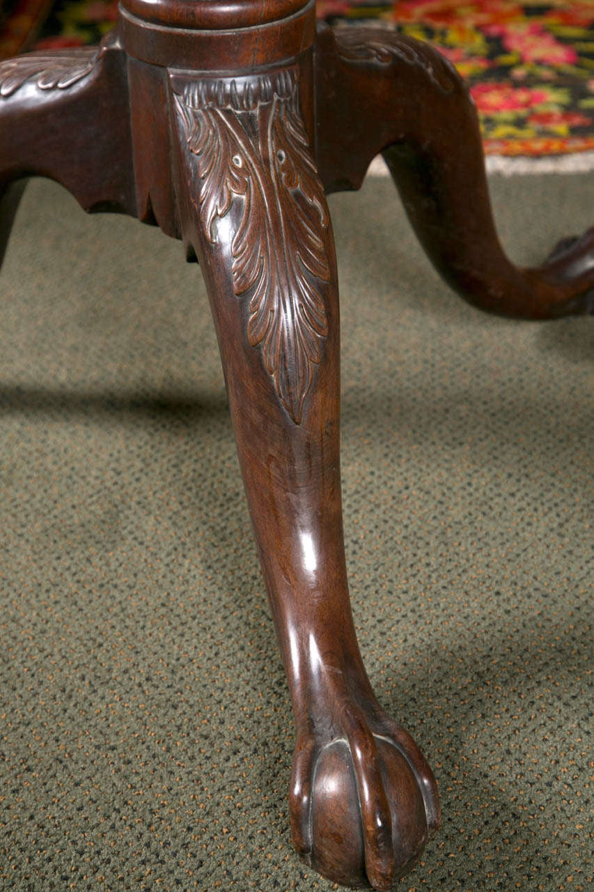 Chippendale Pie Crust Tilt Top Table