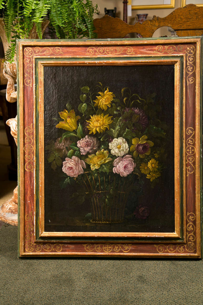 Pair of Italian Floral Still Lifes