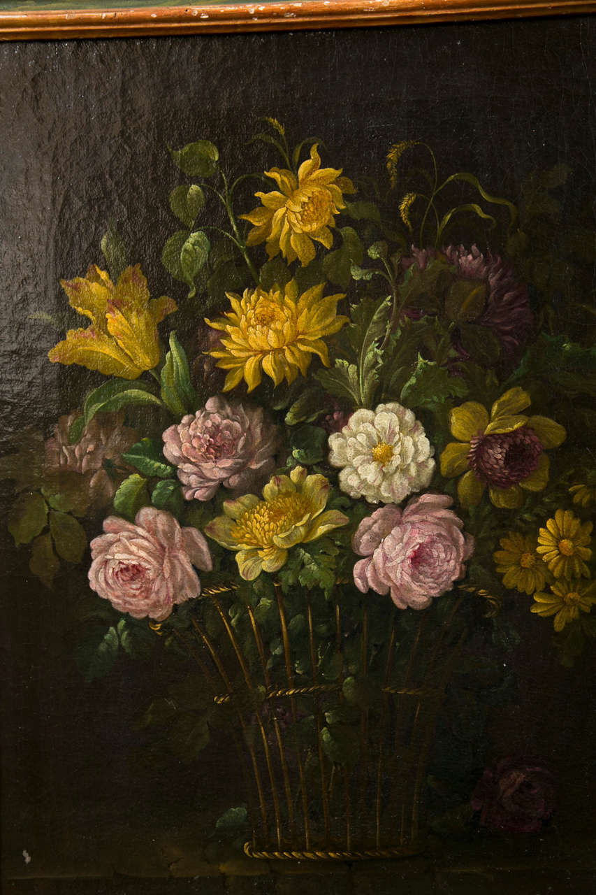 Pair of Italian Floral Still Lifes