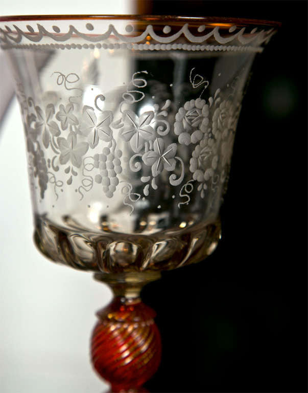 Venetian Glass Goblets