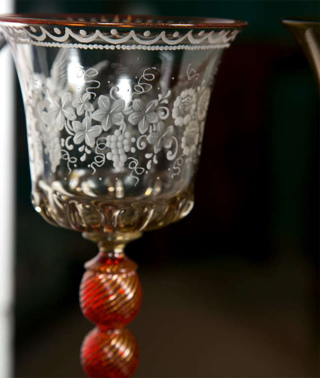 Venetian Glass Goblets