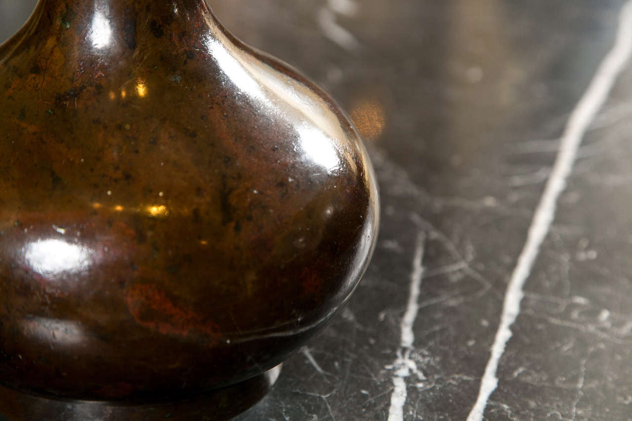 Bronze Bottle Neck Vase