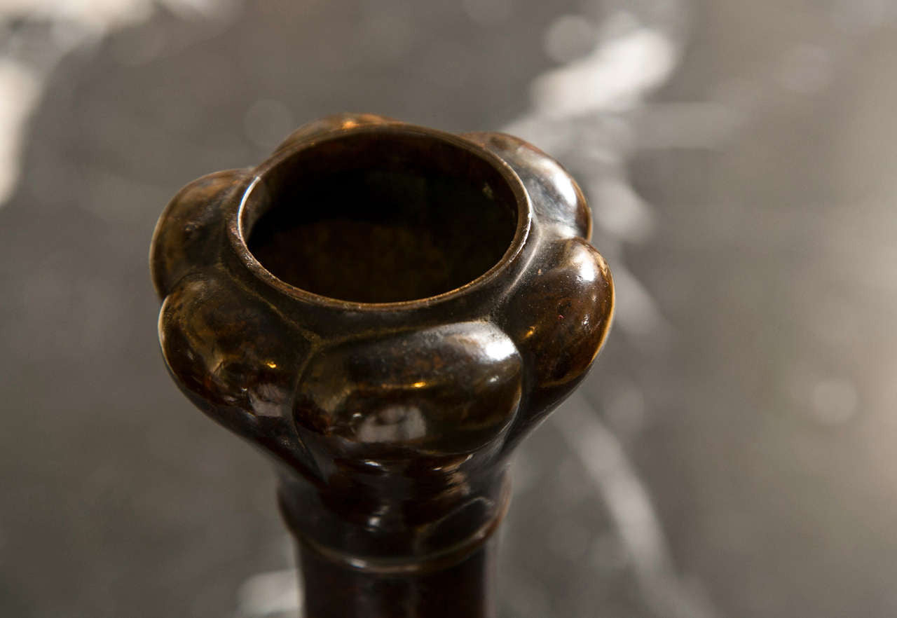 Bronze Bottle Neck Vase