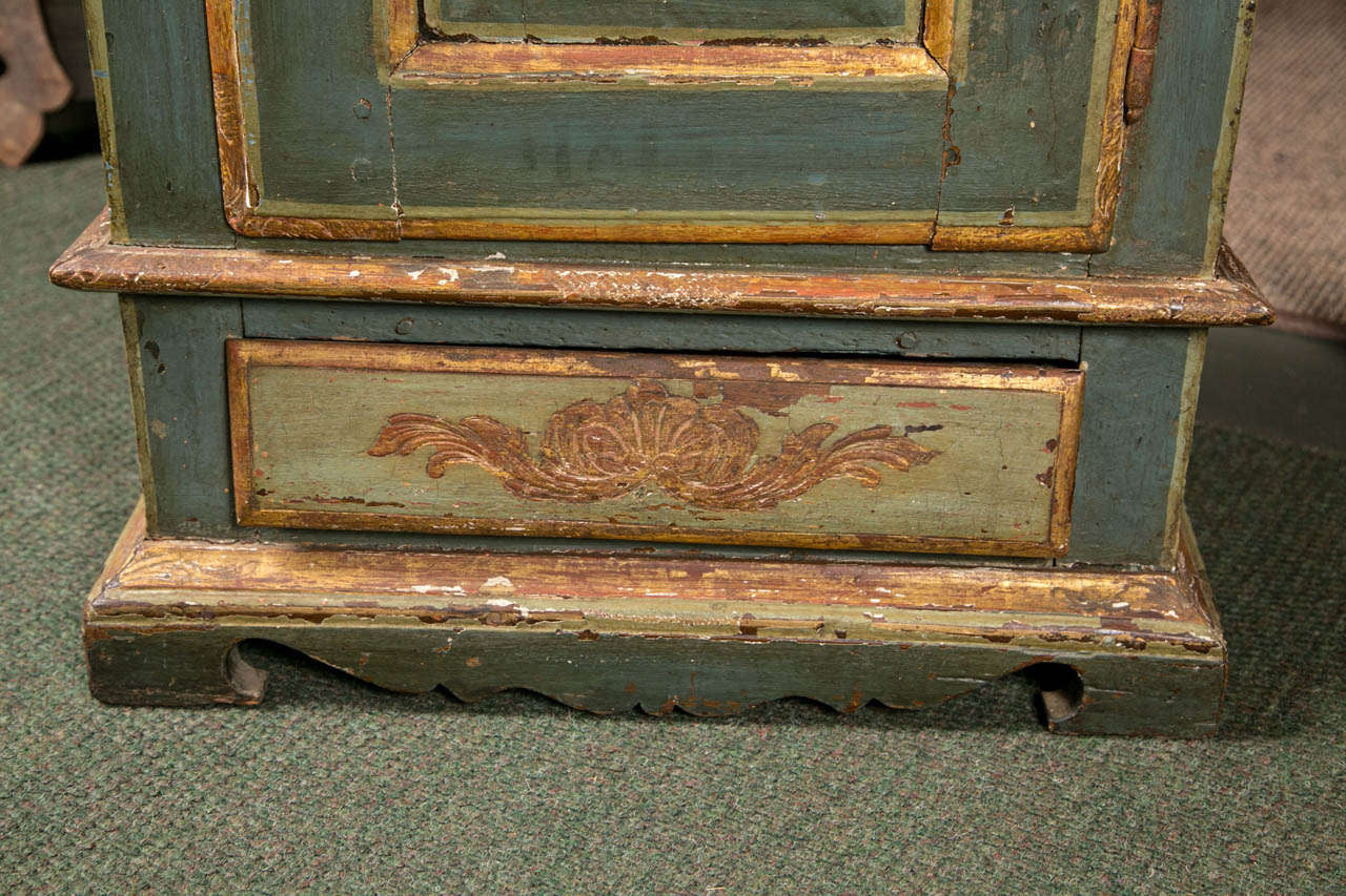 European Painted Cabinet
