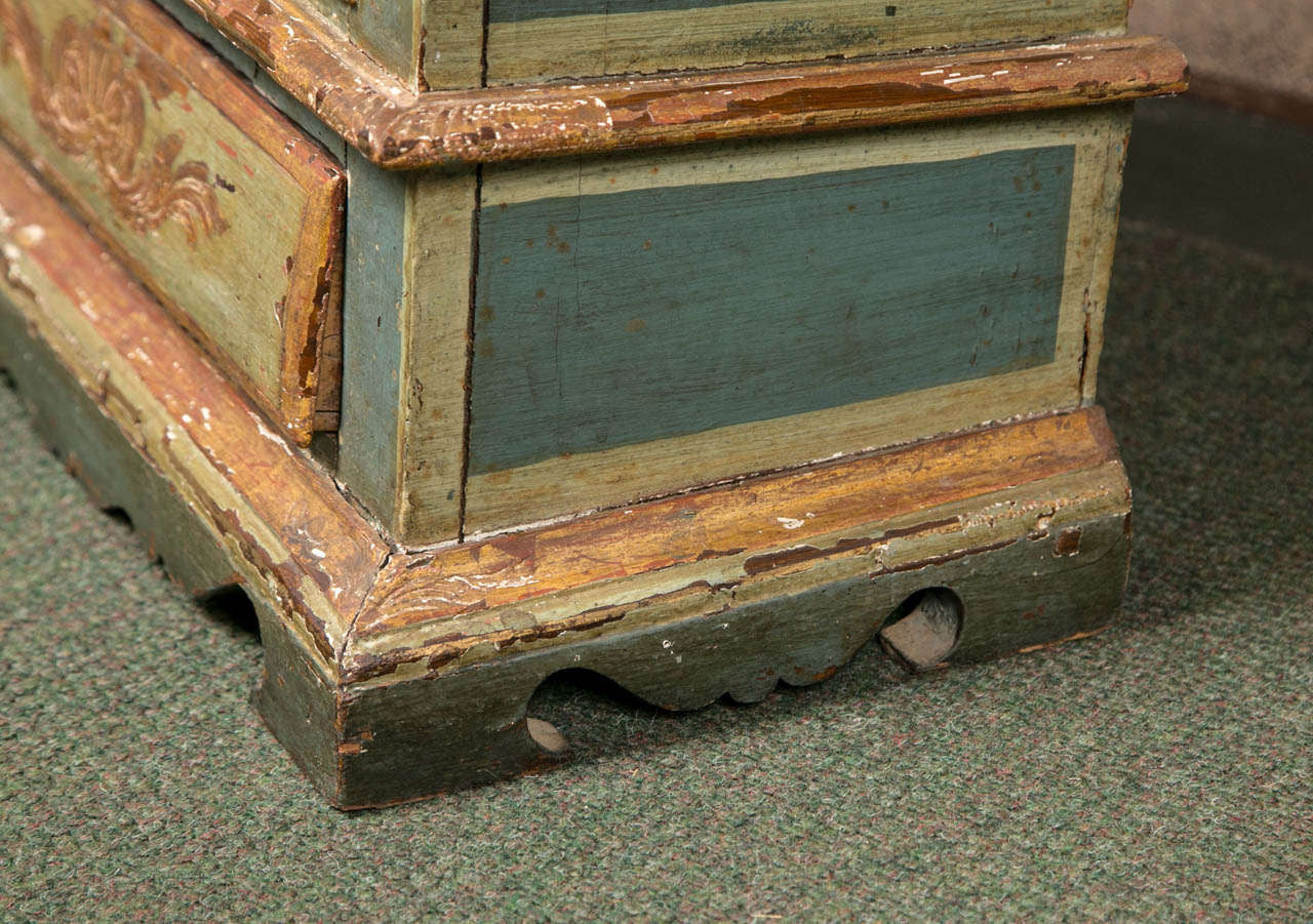 European Painted Cabinet