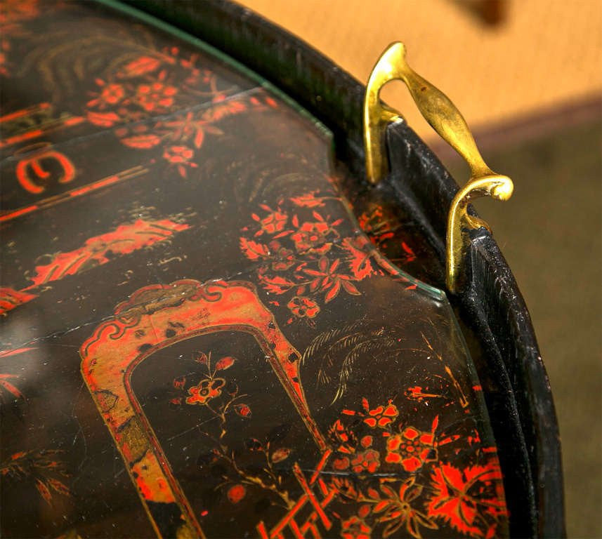Chinese Lacquer Tray Table