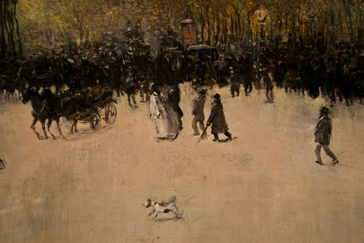 Oil by Gaston Veuvenot Leroux