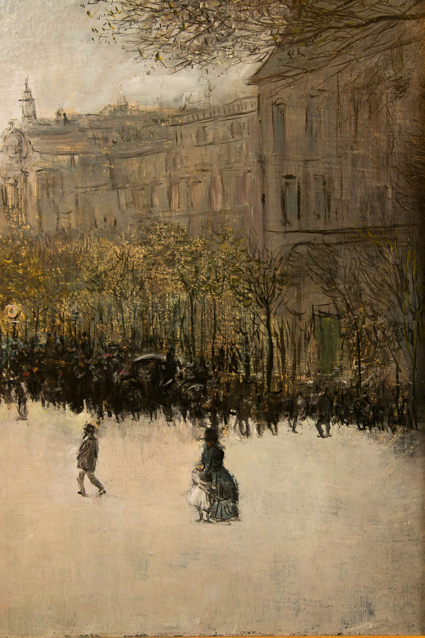 Oil by Gaston Veuvenot Leroux