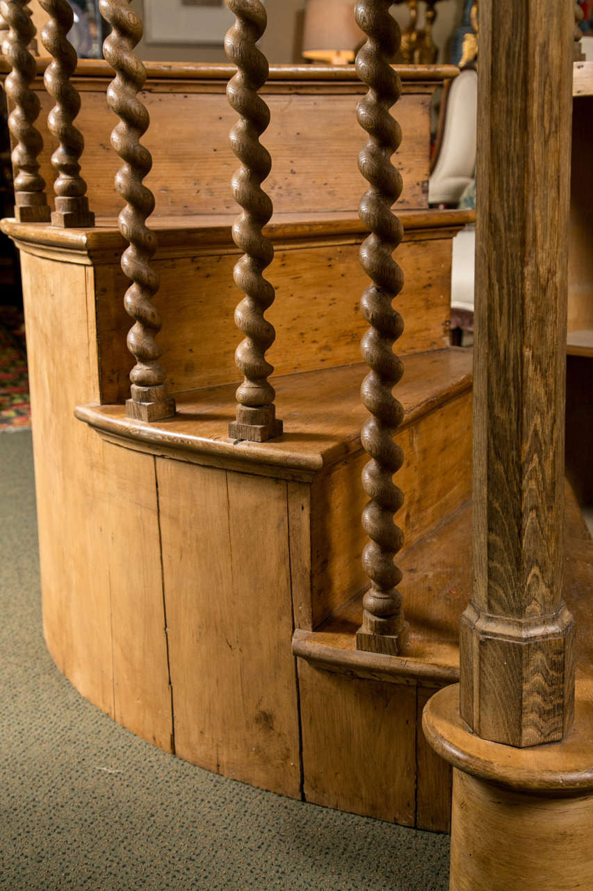 Antique 19th Century English Pine Stair Steps - One Available