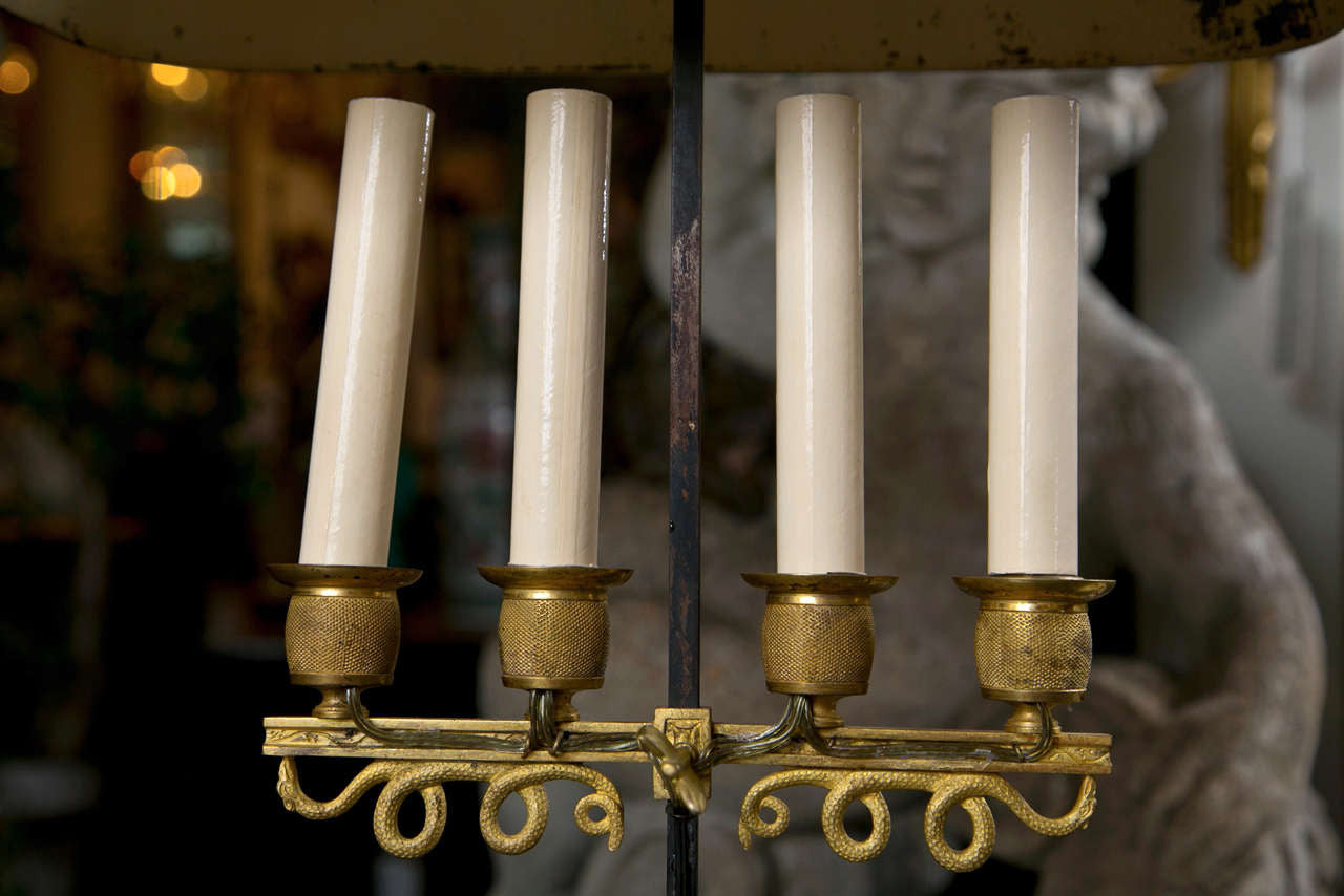 Baltic Tole Peinte Bouillotte Lamp