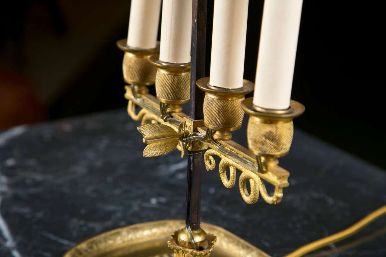 Baltic Tole Peinte Bouillotte Lamp