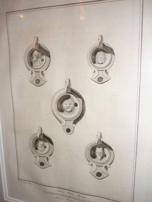 18th Century Italian Etchings of Antiquities