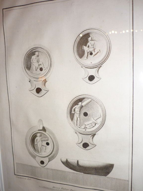 18th Century Italian Etchings of Antiquities