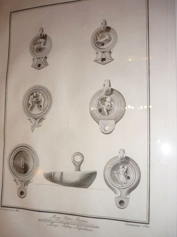 18th Century Italian Etchings of Antiquities