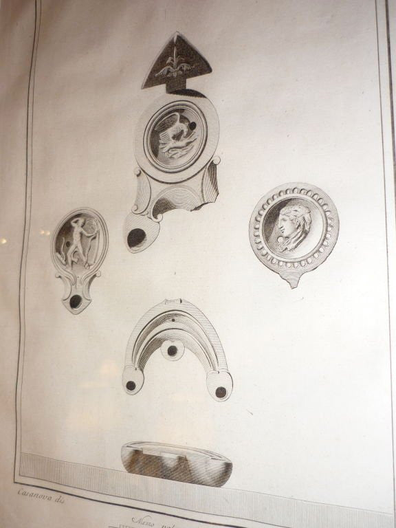 18th Century Italian Etchings of Antiquities