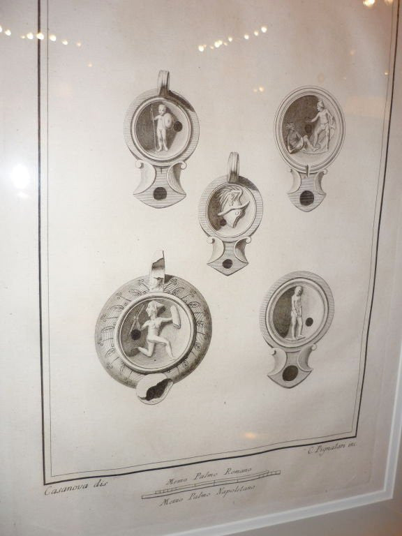 18th Century Italian Etchings of Antiquities