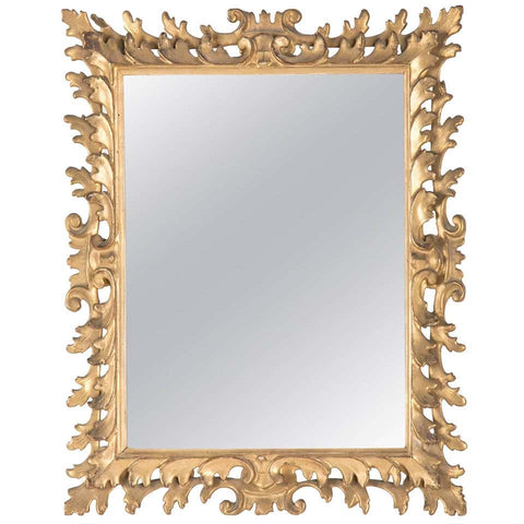 Italian Rococo Giltwood Tabletop Vanity Mirror