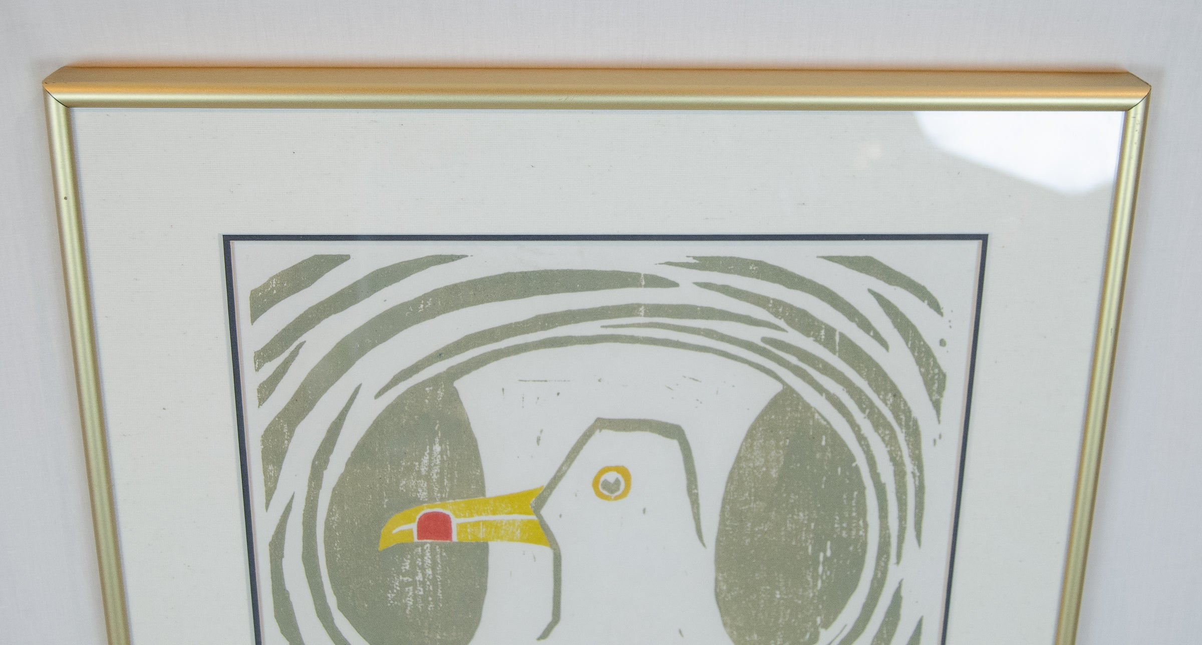 "Gull" Woodblock Print by Arthur William Higgins